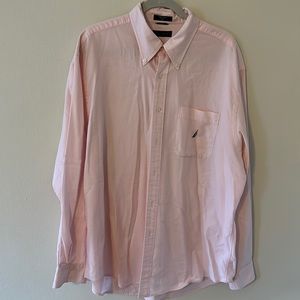 Nautical men’s button down shirt. Size XL.